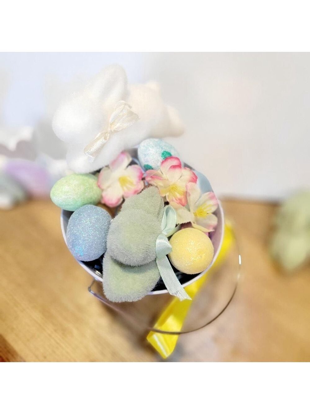 Colorful Easter Bucket Home Decor Table - Picture 5 of 5